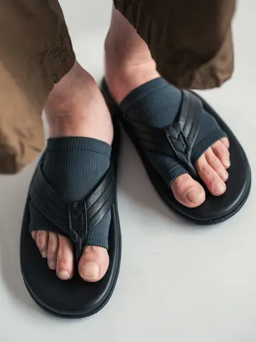 【Tabio MEN】滑り止め付きCOOLMAX®トングソックス