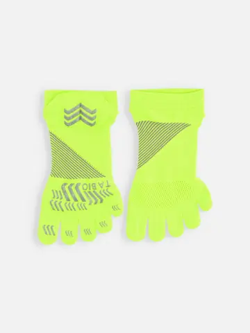 レーシングランエアー五本指ショートソックス(25.0～27.0cm)