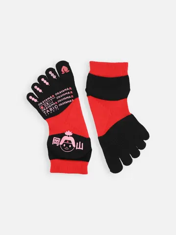 岡山限定 タビオスポーツレーシングラン5本指(Mサイズ)