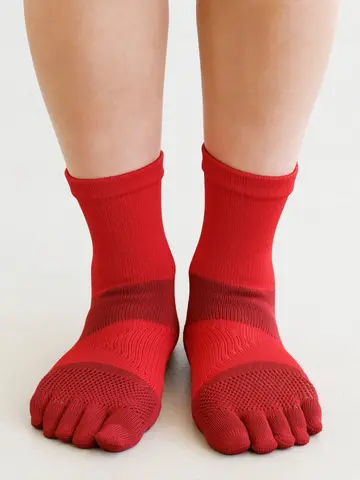 【WEB限定】レーシングラン五本指クルーソックス(Mサイズ)