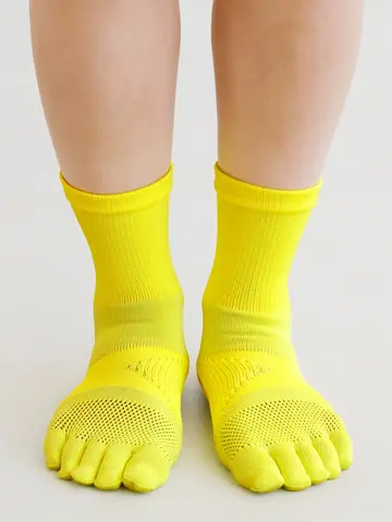 【WEB限定】レーシングラン五本指クルーソックス(Mサイズ)