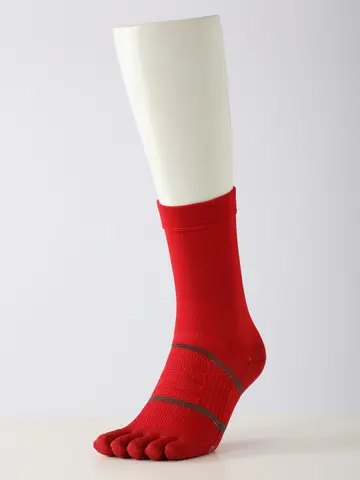 TABIO BASEBALL 五本指クルーソックス(25～27cm)