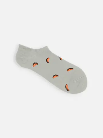 【おおきめサイズ】WEB限定 お弁当柄スニーカー丈ソックス / 24.5-26.5cm