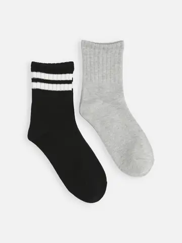 【WEB限定】スタソク カラー・2本ライン 2足セット