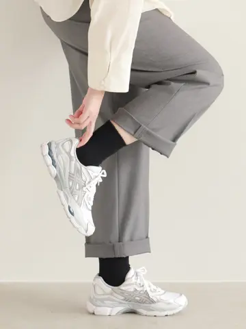 【WEB限定】上品な大人カラーリブショートソックス