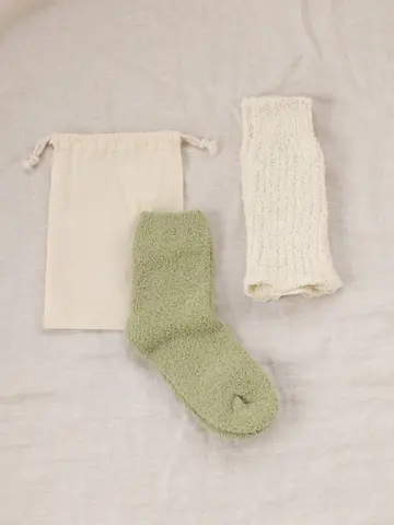 【WEB限定】もこもこセット（巾着付き）