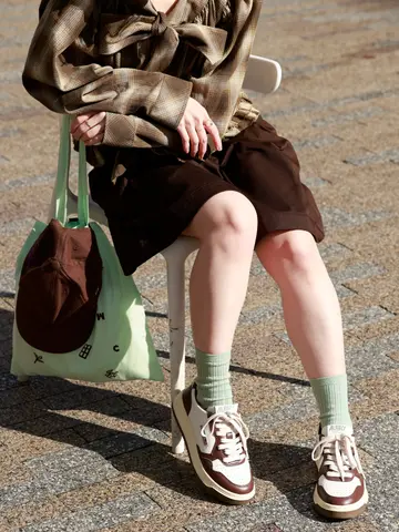 【WEB限定】薄手6×2リブショートソックス