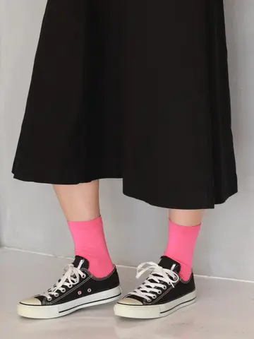 【WEB限定40色】オールシーズン履けるカラフルソックス
