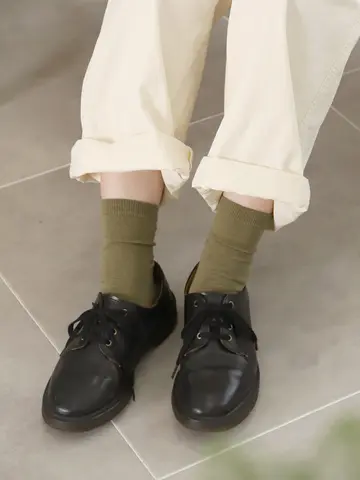 【WEB限定40色】オールシーズン履けるカラフルソックス