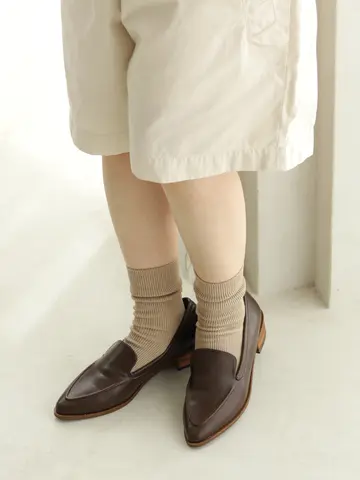 【WEB限定】すっきり細見え1×1リブソックス