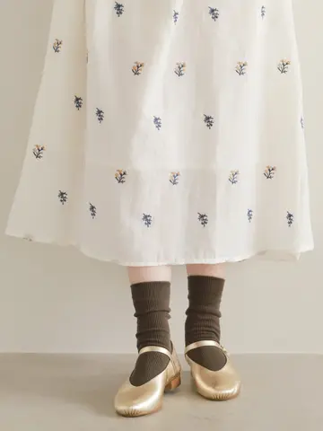 【WEB限定】すっきり細見え1×1リブソックス