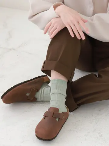 【WEB限定】すっきり細見え1×1リブソックス