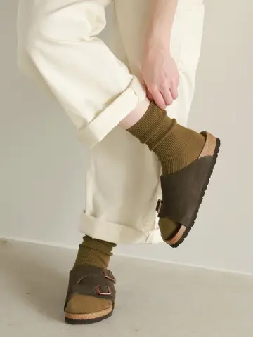 【WEB限定】すっきり細見え1×1リブソックス