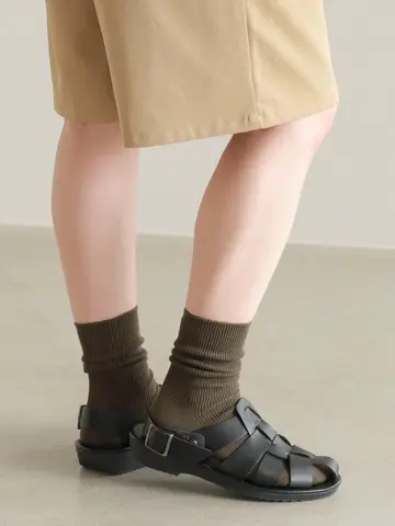 【WEB限定】すっきり細見え1×1リブソックス
