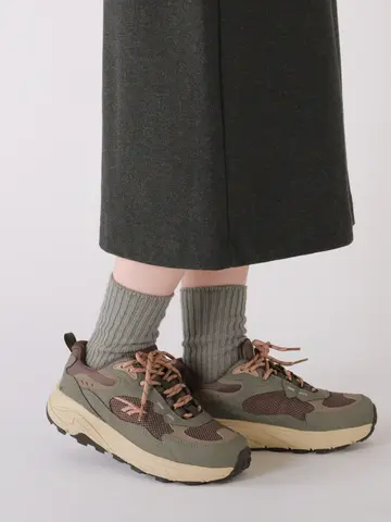 【WEB限定】メランジウールリブソックス