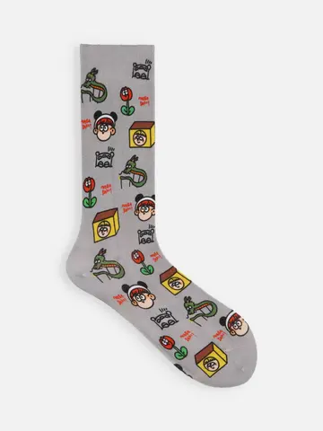 【予約販売】Pirakohouse × kutsushitayaコラボプリントソックス