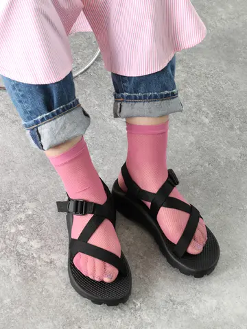 【WEB限定】小フィッシュネットショートソックス