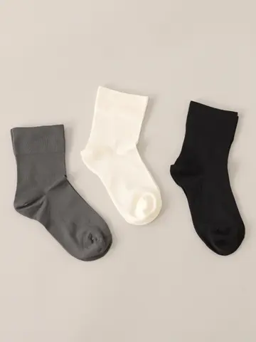 【WEB限定】ソフティナイロンソックス 3色セット