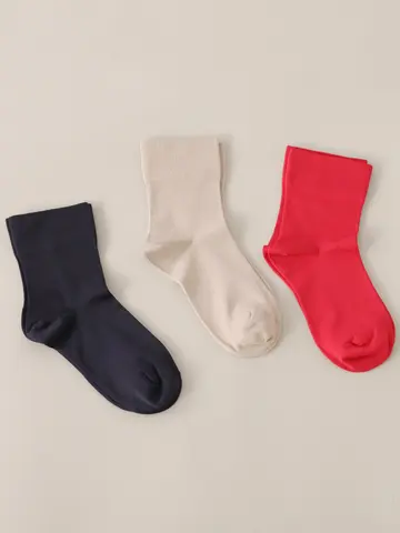 【WEB限定】ソフティナイロンソックス 3色セット