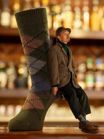 〈KOJI TOYODA × Tabio〉#03 “The Classic Wool Argyle”