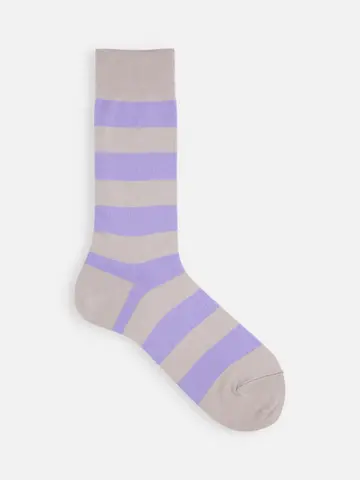SALE！【Tabio MEN】Tabio chic ワイドボーダーレギュラーソックス