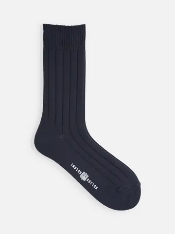 【WEB限定】TABIO'S COTTON 太リブレギュラーソックス(23.0～25.0cm)