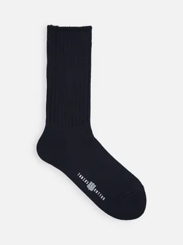 【WEB限定】TABIO'S COTTON 3×1リブベタクルーソックス(23.0~25.0cm)