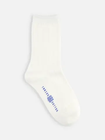 【TABIO’S COTTON】FatRib クルー丈ソックス（19-21㎝）