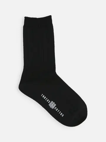 【TABIO’S COTTON】FatRib クルー丈ソックス（19-21㎝）