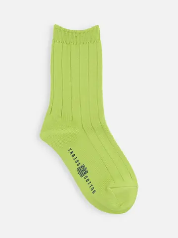 【TABIO’S COTTON】FatRib クルー丈ソックス(19-21㎝)