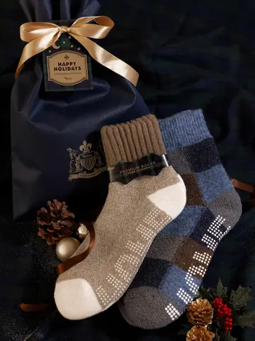 【Tabio MEN】WARM HOME SOCKS SET