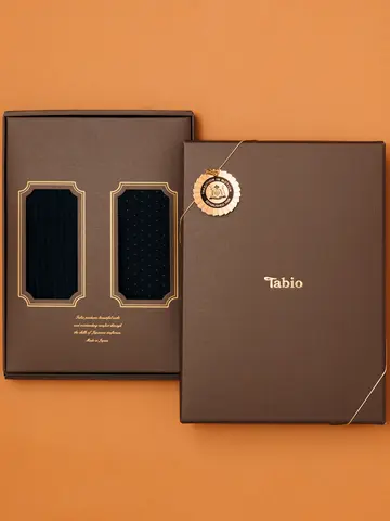 【WEB限定】メンズ ビジネス２足セット(リブ＋ドット)