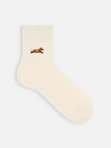 【WEB限定・予約受注】2026年馬刺繍ソックス 25〜27cm