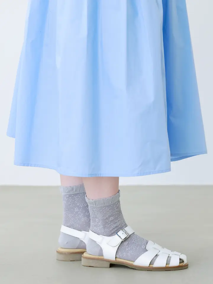 フロート花冠ドットショートソックス ( 011132677 ) | 靴下屋公式通販