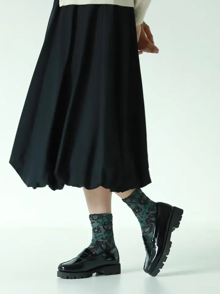 【可愛さ満点♪】CHANEL カメリア ソックス CHANEL《カメリアがポイント》ソックス (CHANEL/タイツ