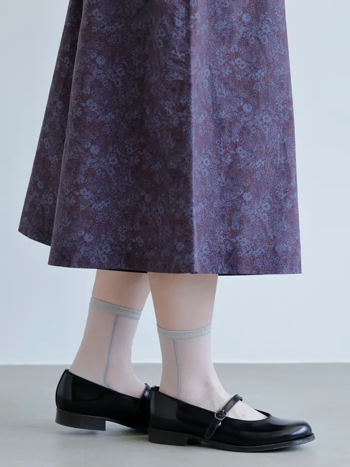 posey0420です♡ シアーサイドラインショートソックス ( 011133045 ) | 靴下屋