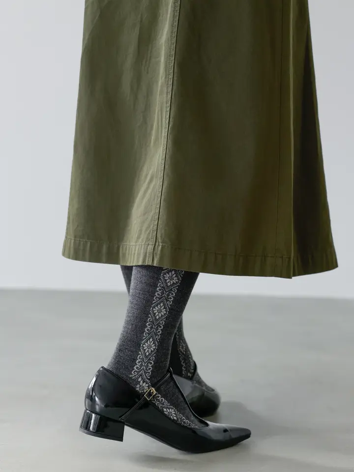 ダマスクお花ハイソックス ( 011170162 ) | 靴下屋公式通販 Tabio