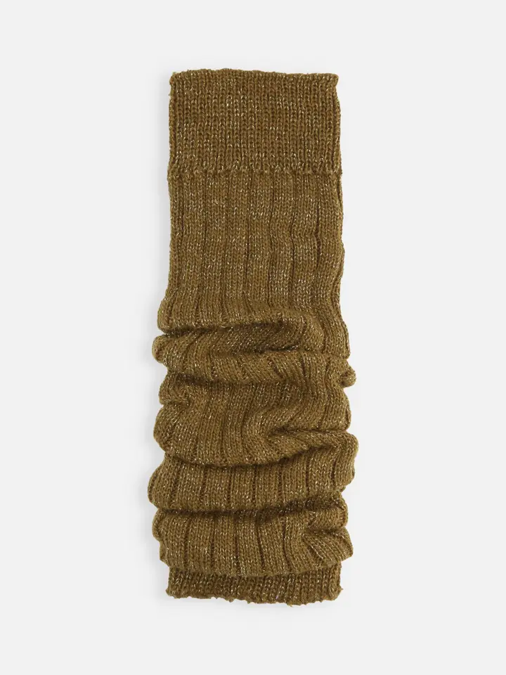 ラメ4×2リブレッグウォーマー ( 011400086 ) | 靴下屋公式通販 Tabio