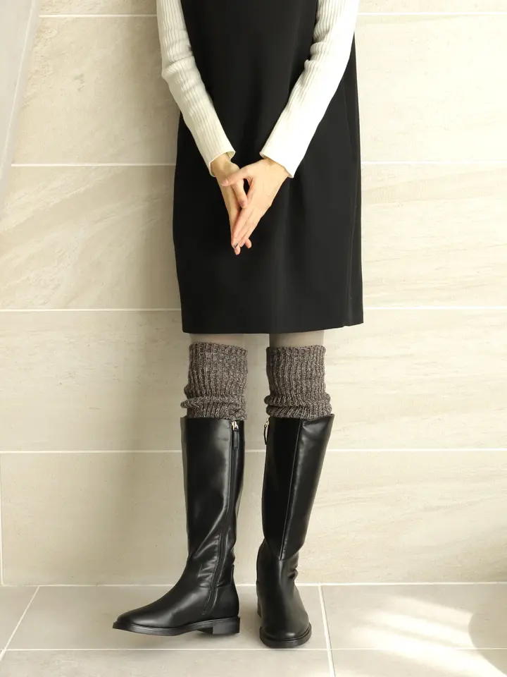 リブバルキーロングレッグウォーマー ( 011400098 ) | 靴下屋公式通販
