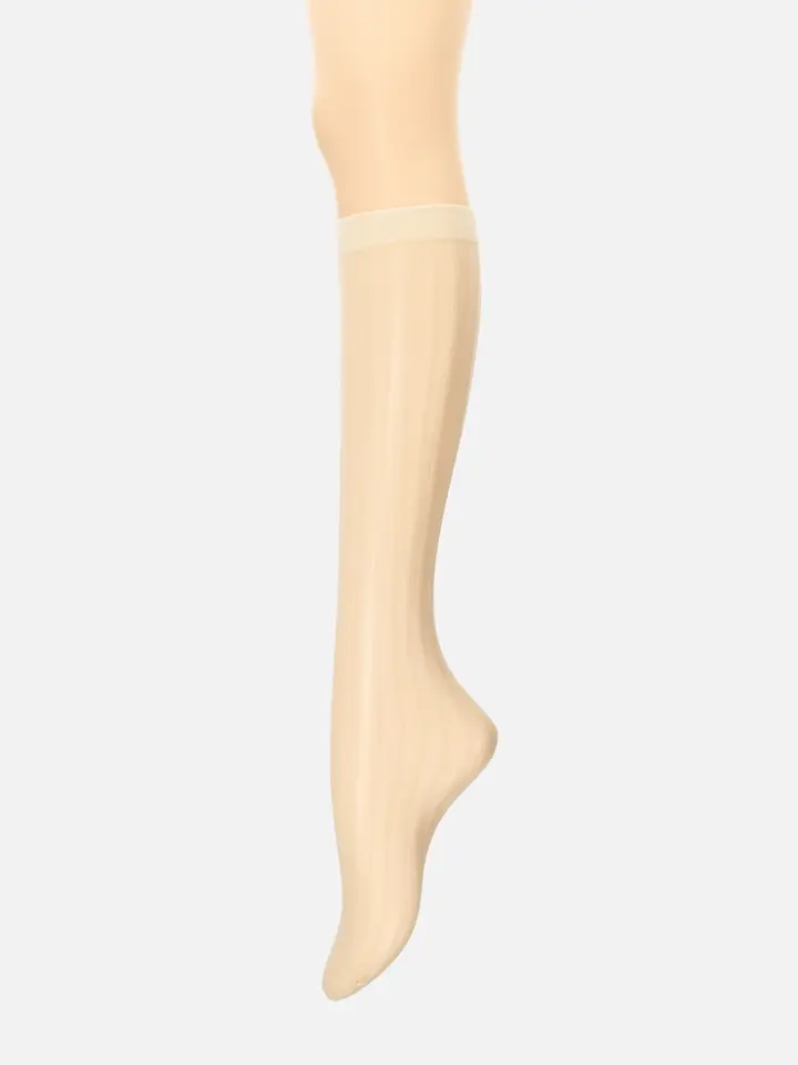 クリアーストライプ柄ハイソックス ( 011770011 ) | 靴下屋公式通販