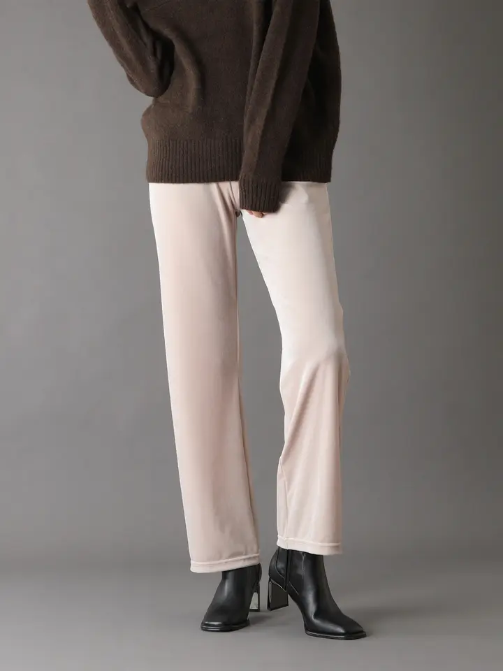 数量限定 ベロアパンツレギンス10分丈 靴下屋公式通販 Tabio オンラインストア 送料無料