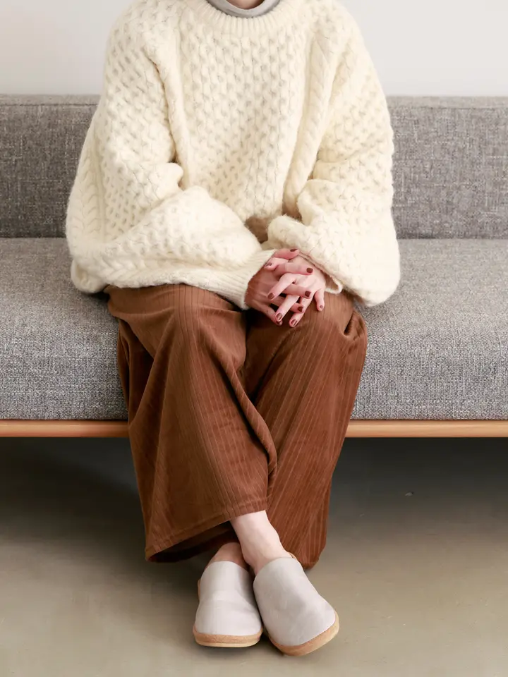 縫製コットンベロアレギンス ( 011860063 ) | 靴下屋公式通販 Tabio