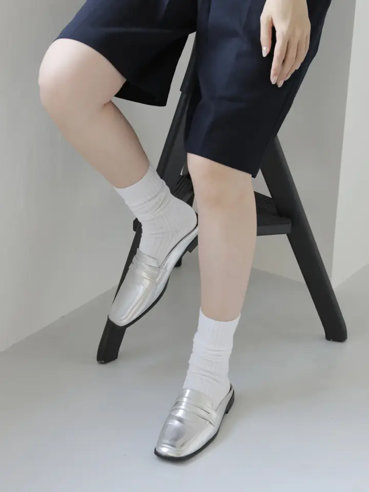 Random Ribbed Organic Cotton 2 way うたがわしい Dress