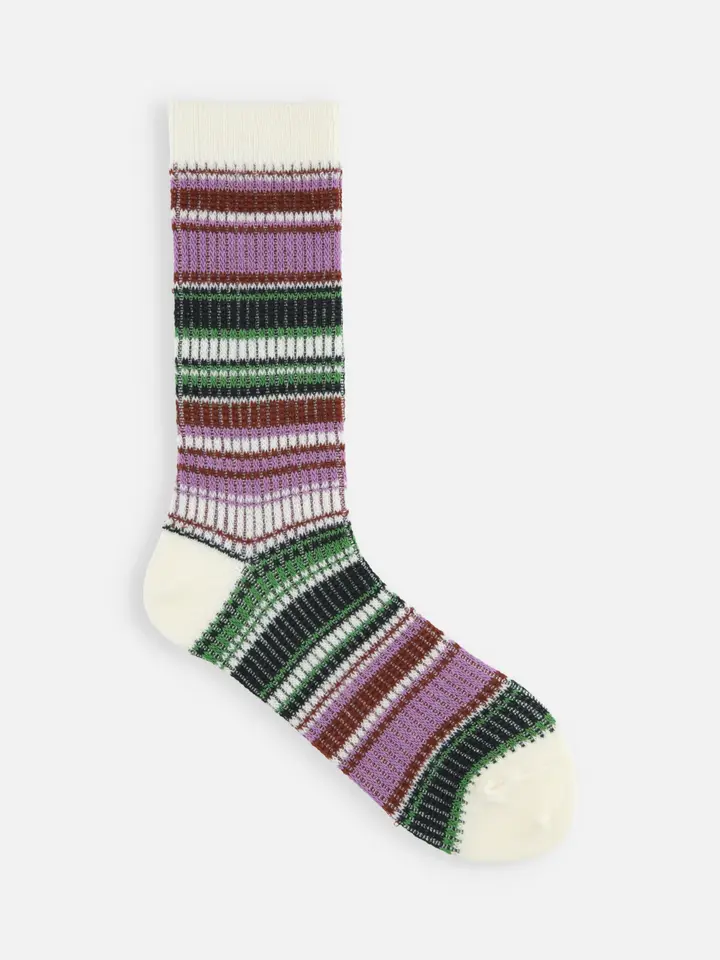 ジャカードボーダーソックス ( 021140958 ) | 靴下屋公式通販