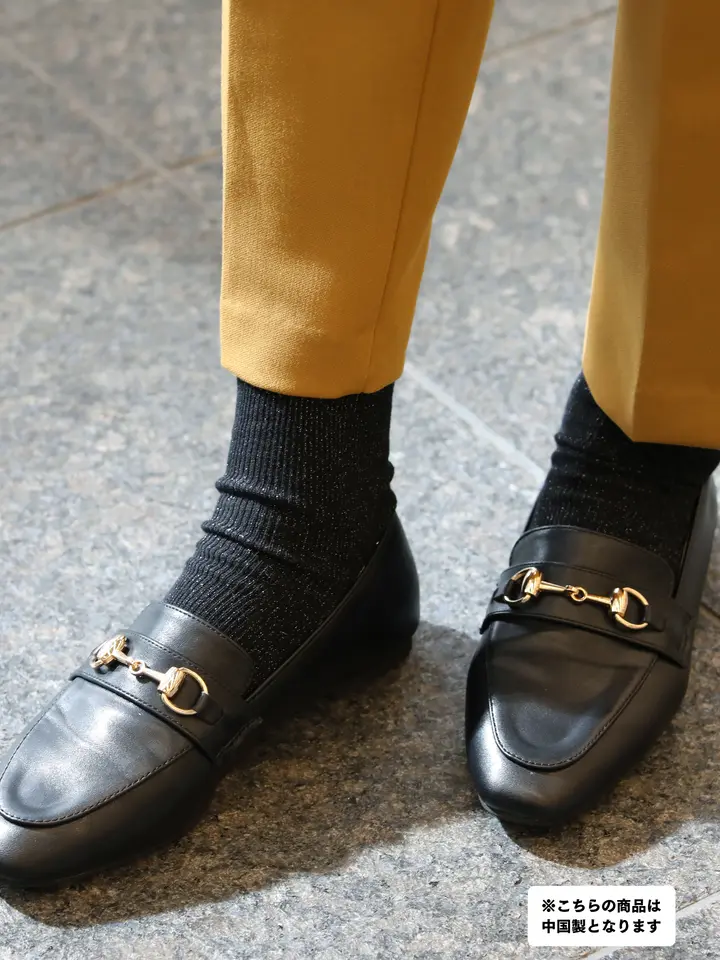 good4U】ラメリブショートソックス ( 031130928 ) | 靴下屋公式通販