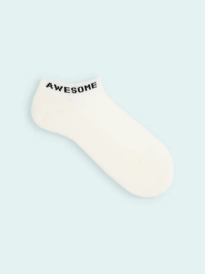 ꙳★*゜オタマロ꙳★*゜ 3足1,386円】メンズ パイルロゴスニーカー用ソックス