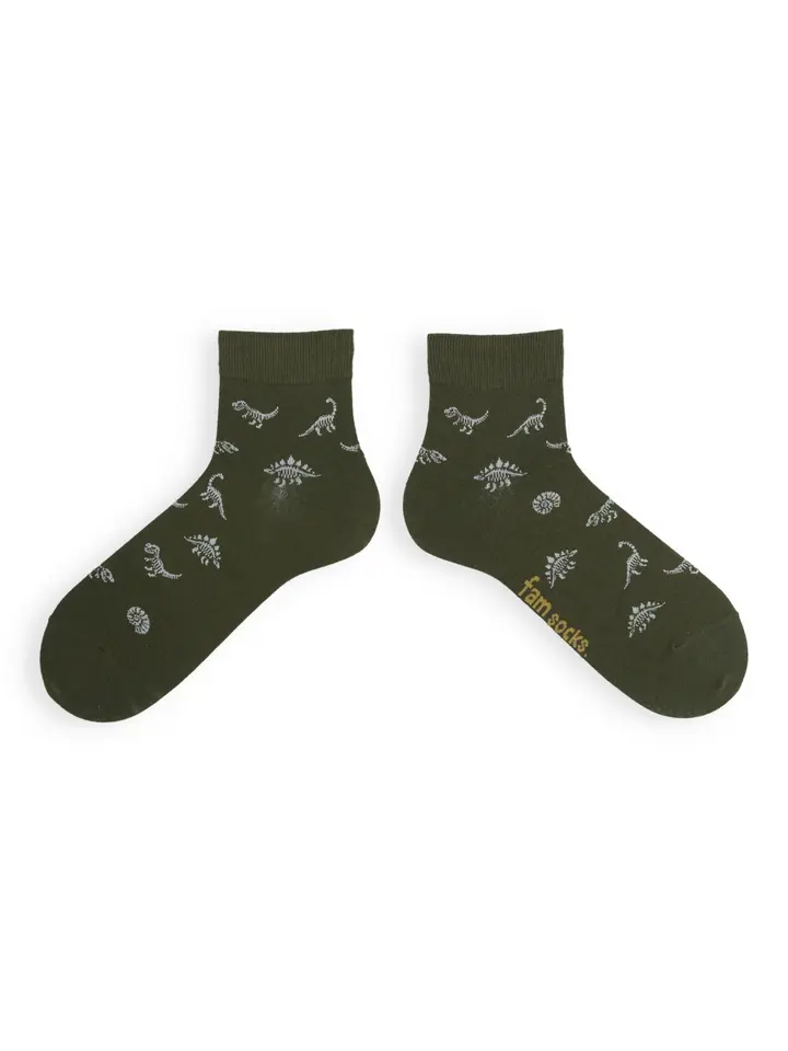 3足1,485円】メンズ 化石恐竜ショートソックス ( 032130177 ) | 靴下屋