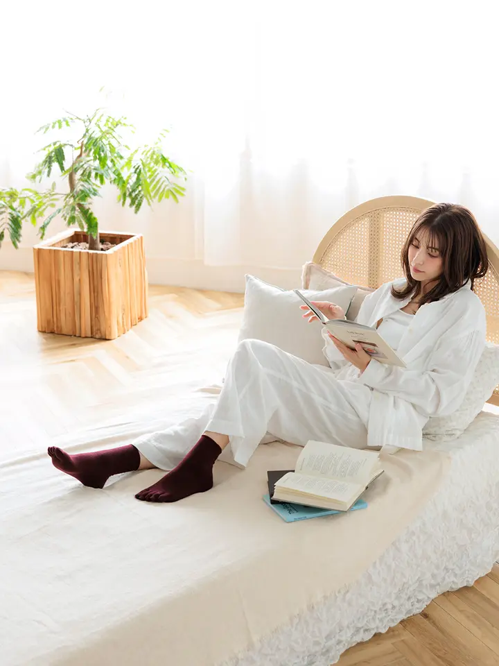 温脚Labo】光電子×ウール 五本指ソックス ( 051140094 ) | 靴下屋公式