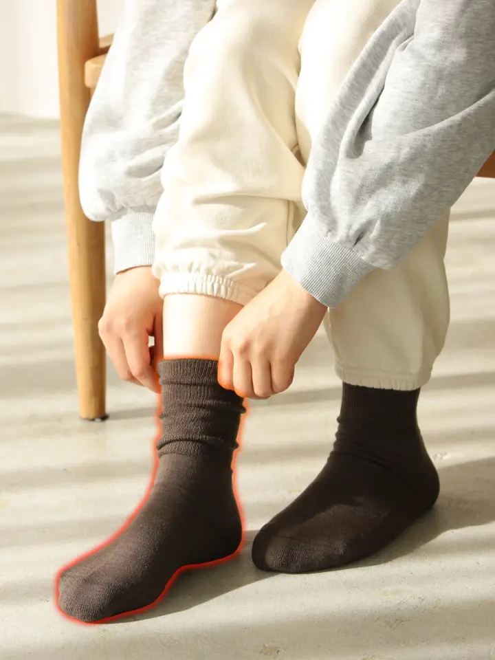 【新品：未使用】タビオ　アルパカ混　あったか　ルームソックス　2足セット タビオ史上 NO.1！！！WARM SOCKSバージョンアップして今年も