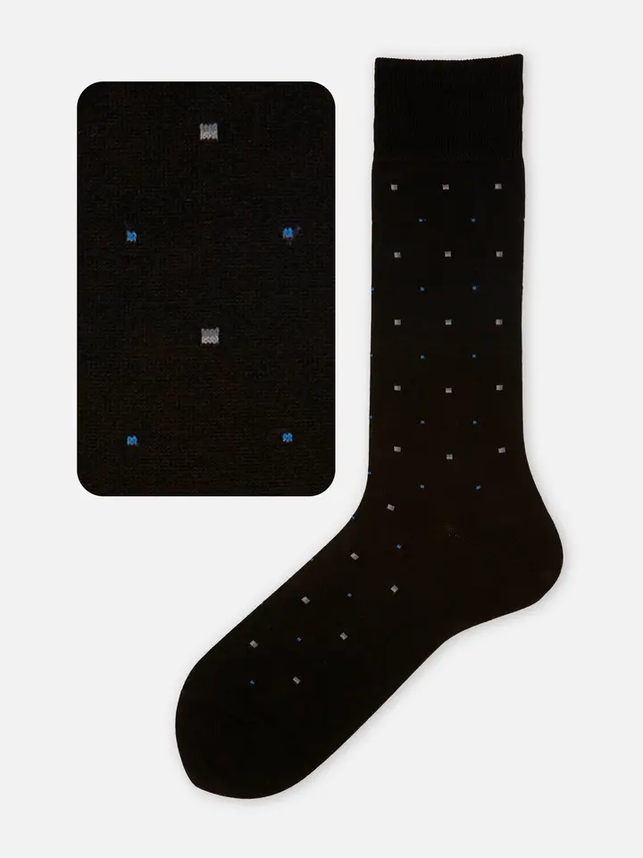 メンズスクエアドットレギュラー丈ソックス 靴下屋公式通販 Tabio オンラインストア